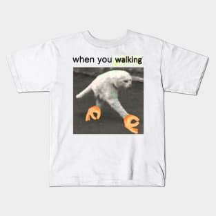 When you walking Kids T-Shirt